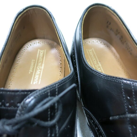 Johnston & Murphy Brogue Wingtip Leather Dress Oxfords Men's Footwear Shoes 13 - Picture 7 of 7